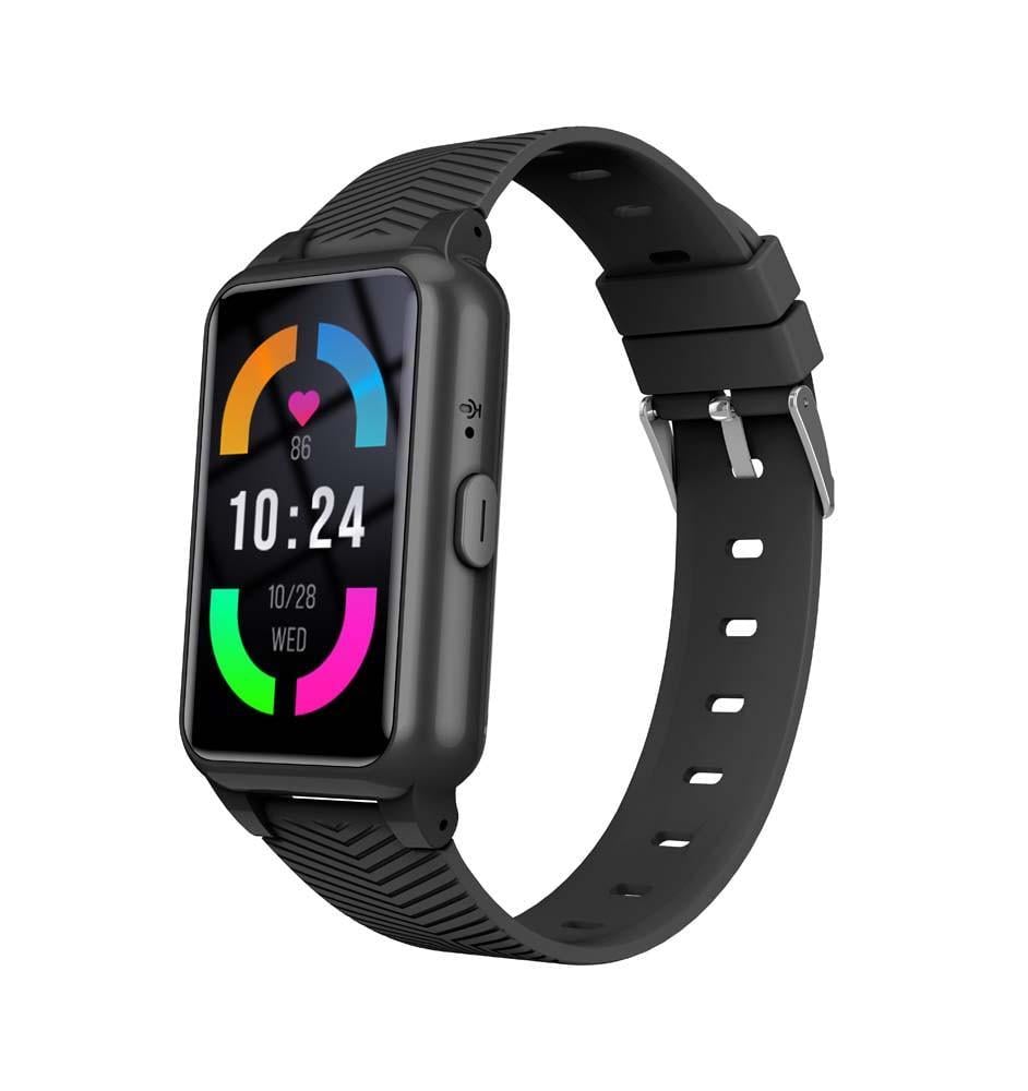 Смарт-часы Lemfo S10 4G GPS SOS с тонометром/пульсометром/SpO2 и датчиком падения Black (136821124)