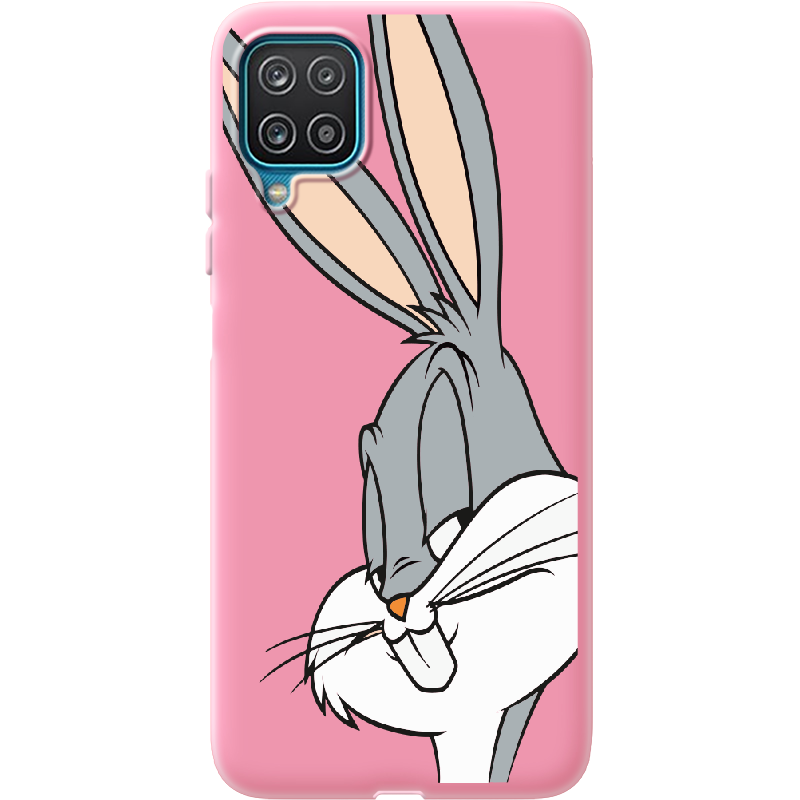 Чехол BoxFace Samsung A125 Galaxy A12 Lucky Rabbit Розовый силикон (41506-bk81-41674)