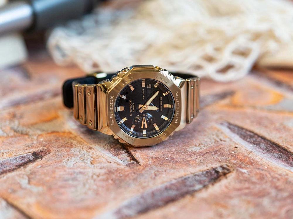 Часы Casio G-SHOCK GM-2100YMG-9AER Fine Metallic (10158) - фото 2