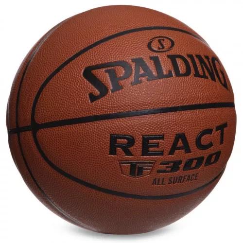 М'яч баскетбольний Spalding TF-300 React р. 7 (only263_76846Y) - фото 3