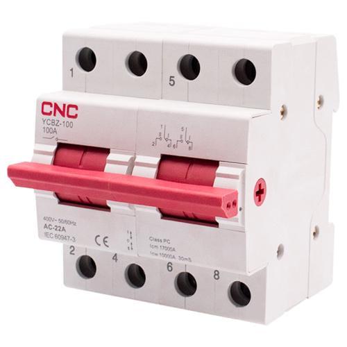 Переключатель нагрузки модульный CNC YCBZ-100 2P 100A 1-0-2 240/415V (00000063683)