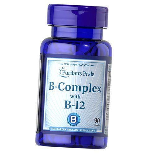 Витамины В Puritan's Pride Vitamin B-Complex with B-12 90 таблеток (36367002)