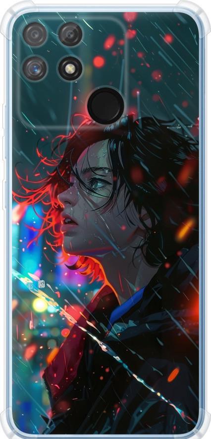 Чехол на Realme Narzo 50A Ночные огни (6096sp-2514-42517) Чехол на Realme Narzo 50A Ночные огни (6096sp-2514-42517)