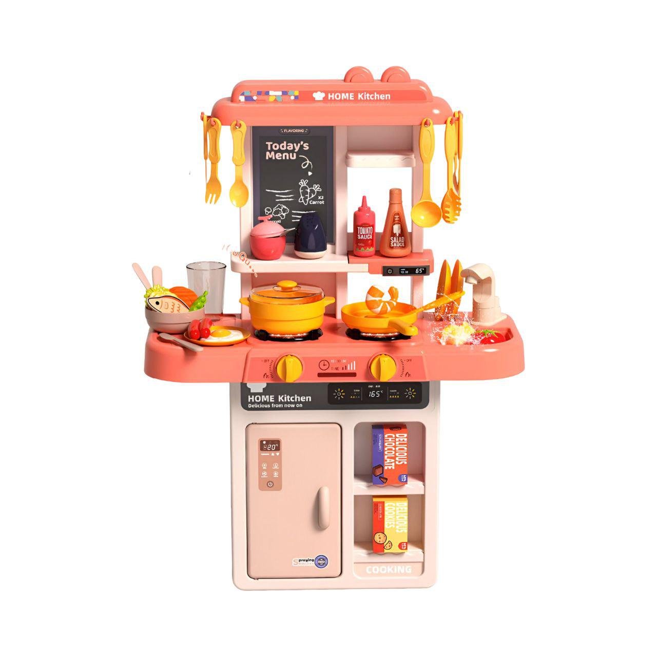 Детская кухня 889-258 с паром светом звуком и аксессуарами 43 предмета