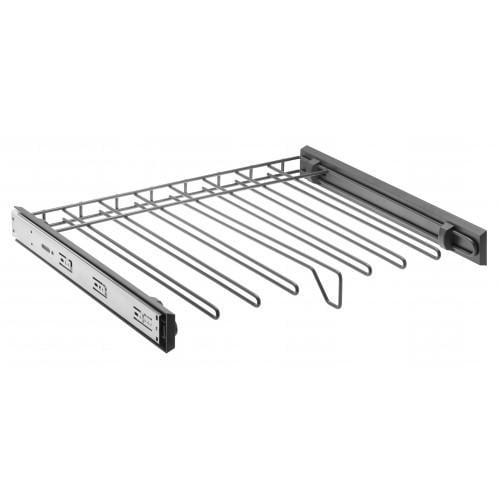 Вішалка для штанів SMART без напрямних 700 мм Білий (W-WSPD70-BP-10) - фото 2 Вішалка для штанів SMART без напрямних 700 мм Білий (W-WSPD70-BP-10) - фото 2