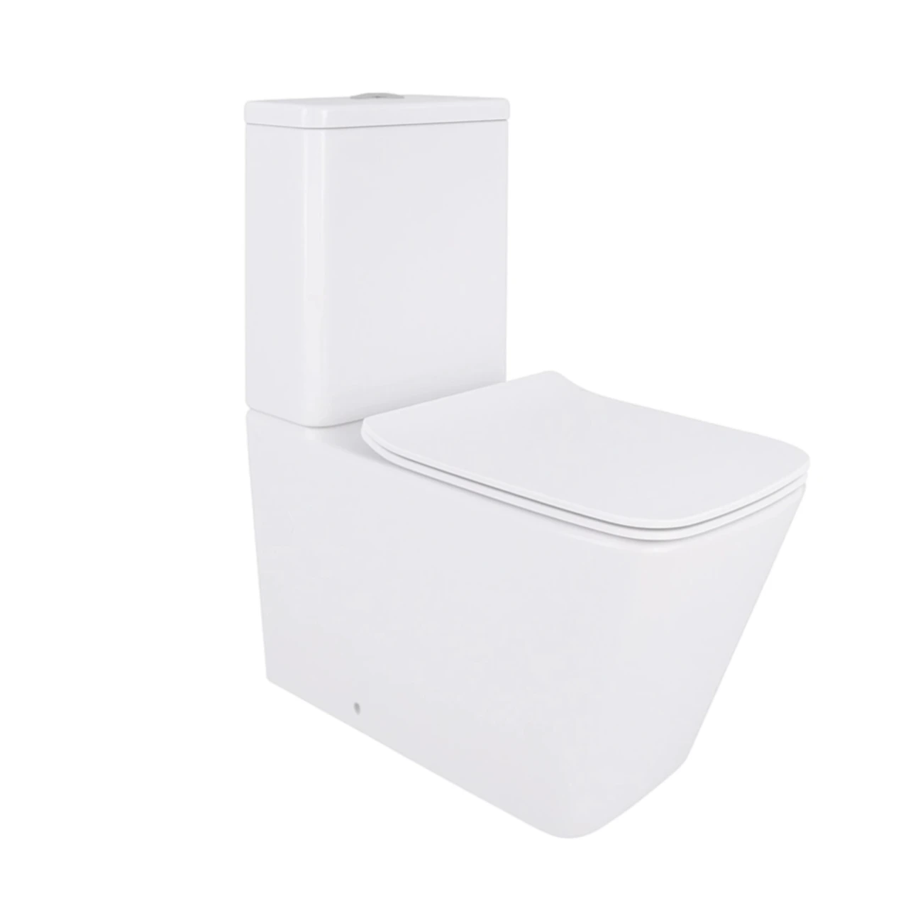 Унитаз-компакт Qtap Crow Eco безобедочный с сиденьем Soft-close (QTCRO27W48750)