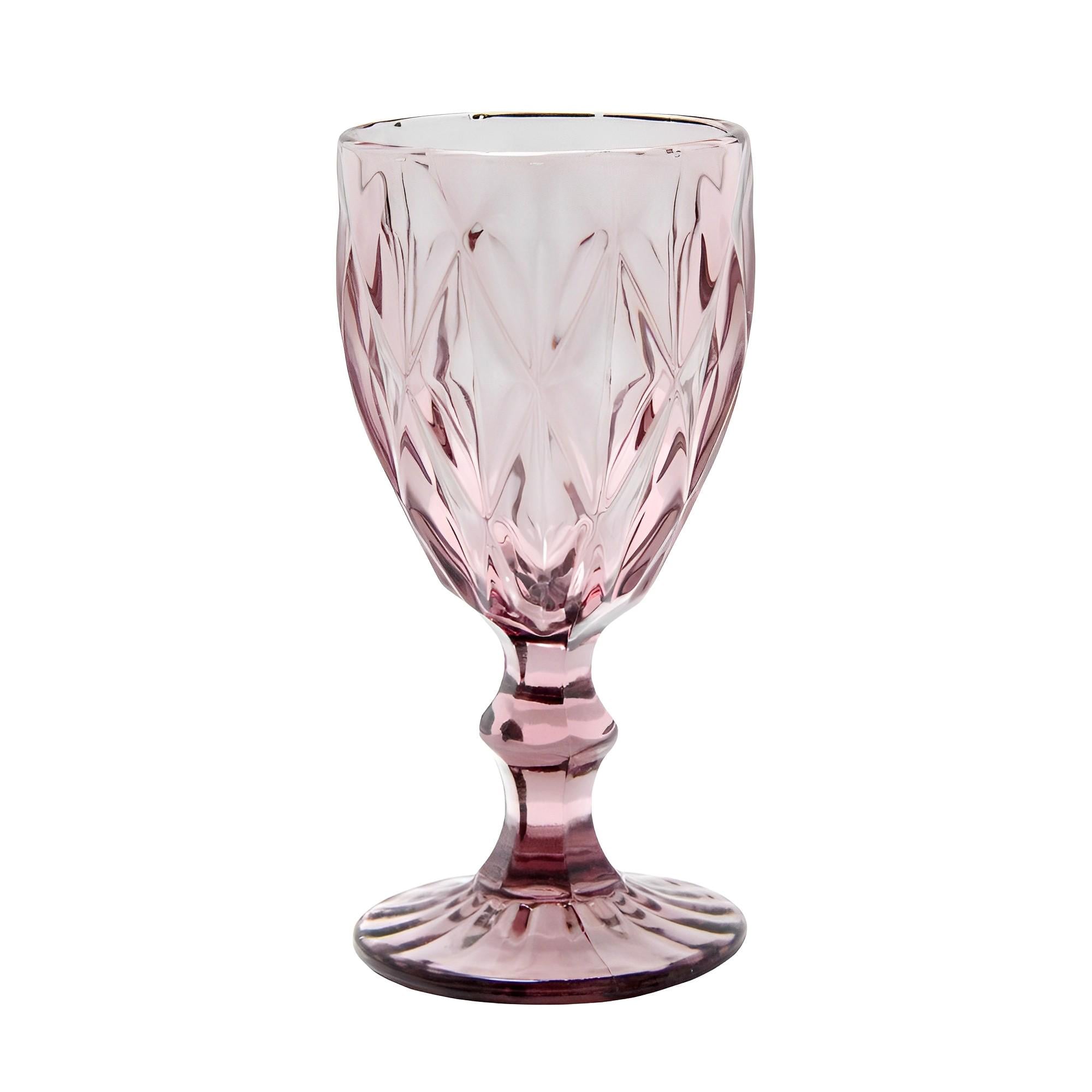 Бокал Изумруд розовый 250 мл (01151)
