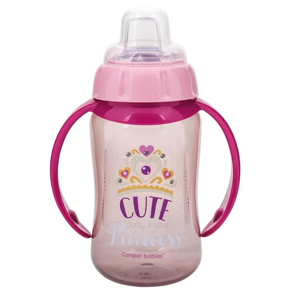 Кружка тренувальна з м'яким носиком і ручками Canpol babies 320 мл (56/514)