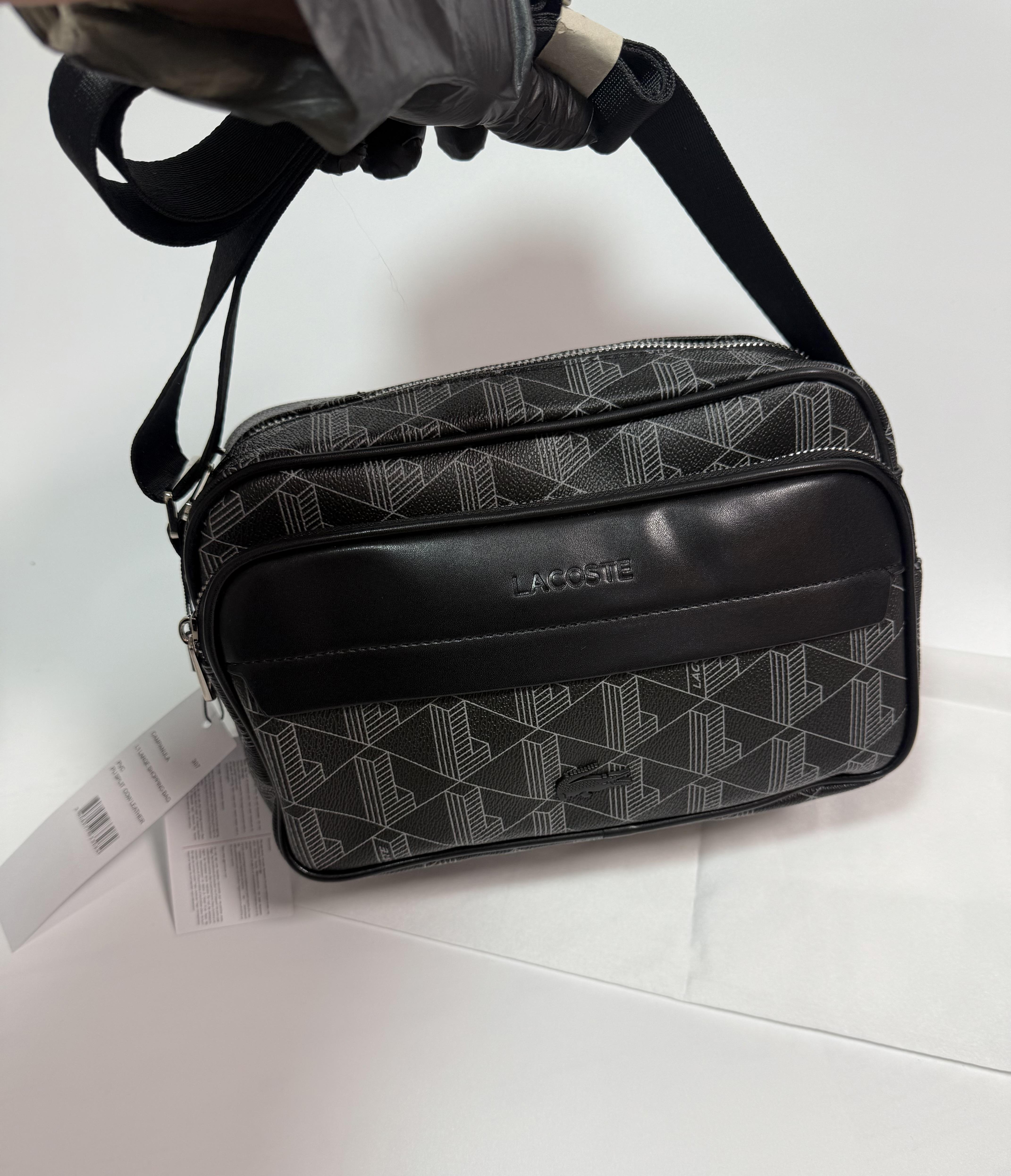 Сумка мужская через плечо LS Черный