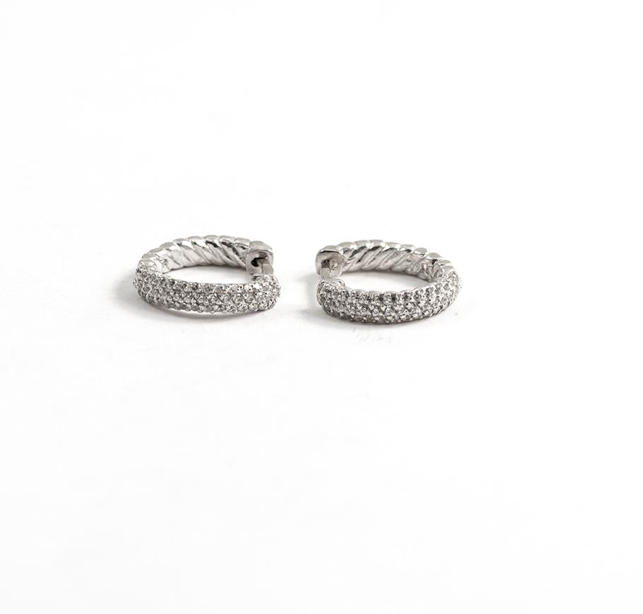 Серьги Maxi Silver 8499 Косички (88499)