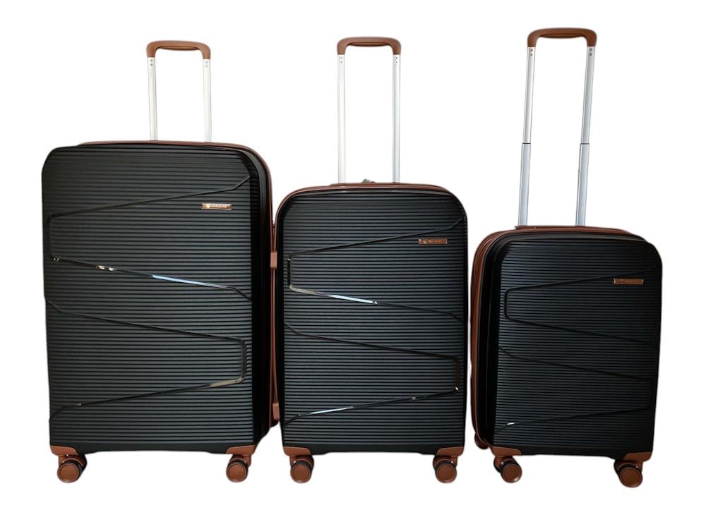 Комплект чемоданов Worldline Airtex 293 Черный (31706585)