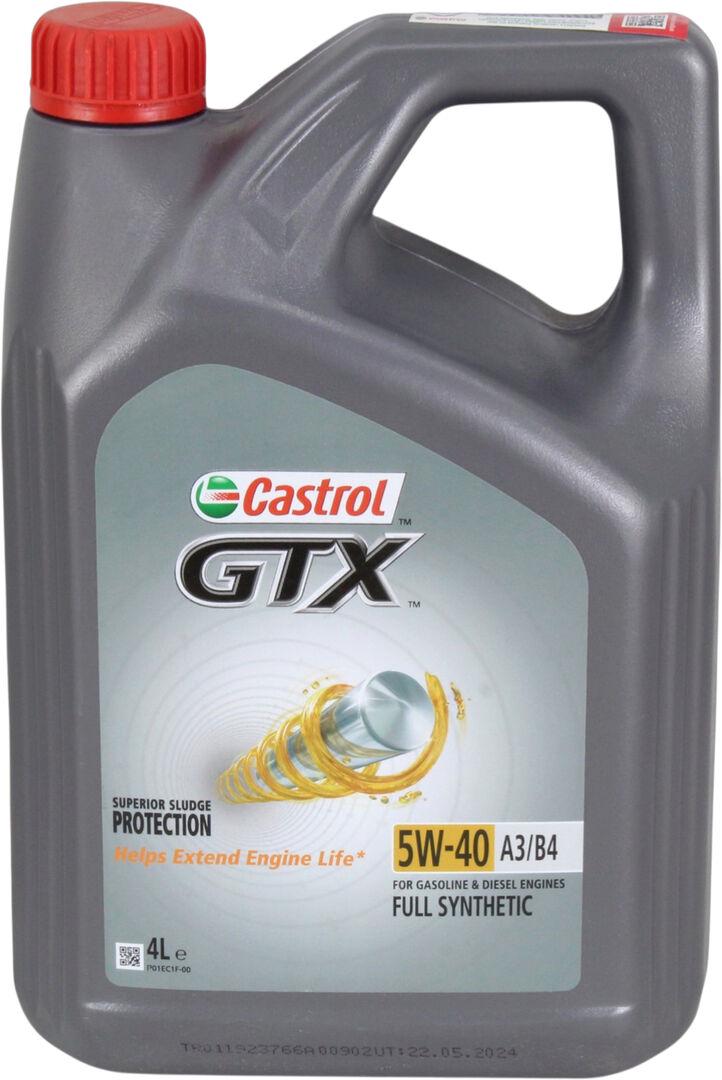 Моторное масло бензин/дизель Castrol GTX 5W-40 A3/B4 4 л (15E62C)
