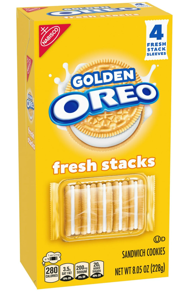 Печенье OREO Fresh Stacks Golden Sandwich Cookies 228 г (2539917503)