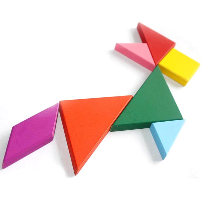 Геометрическая интеллектуальная головоломка Танграм Разноцветный - фото 6 Геометрическая интеллектуальная головоломка Танграм Разноцветный - фото 6