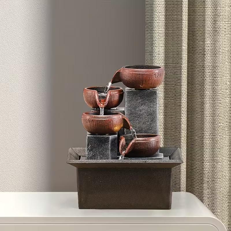 Водопад настольный трехуровневый с подсветкой (d002) - фото 5 Водопад настольный трехуровневый с подсветкой (d002) - фото 5