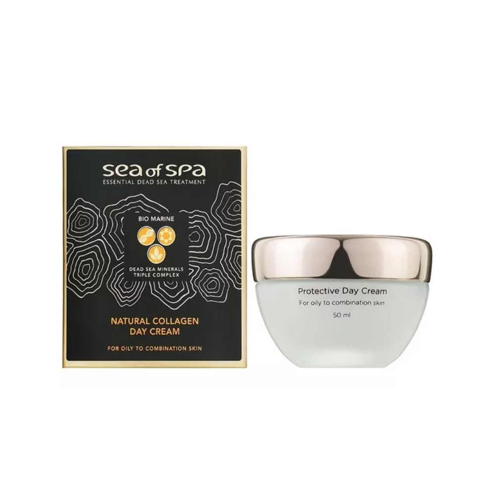 Крем денний натуральний колагеновий для жирної шкіри Sea of Spa Bio Marine Natural Collagen Day Cream for Oil 50 мл