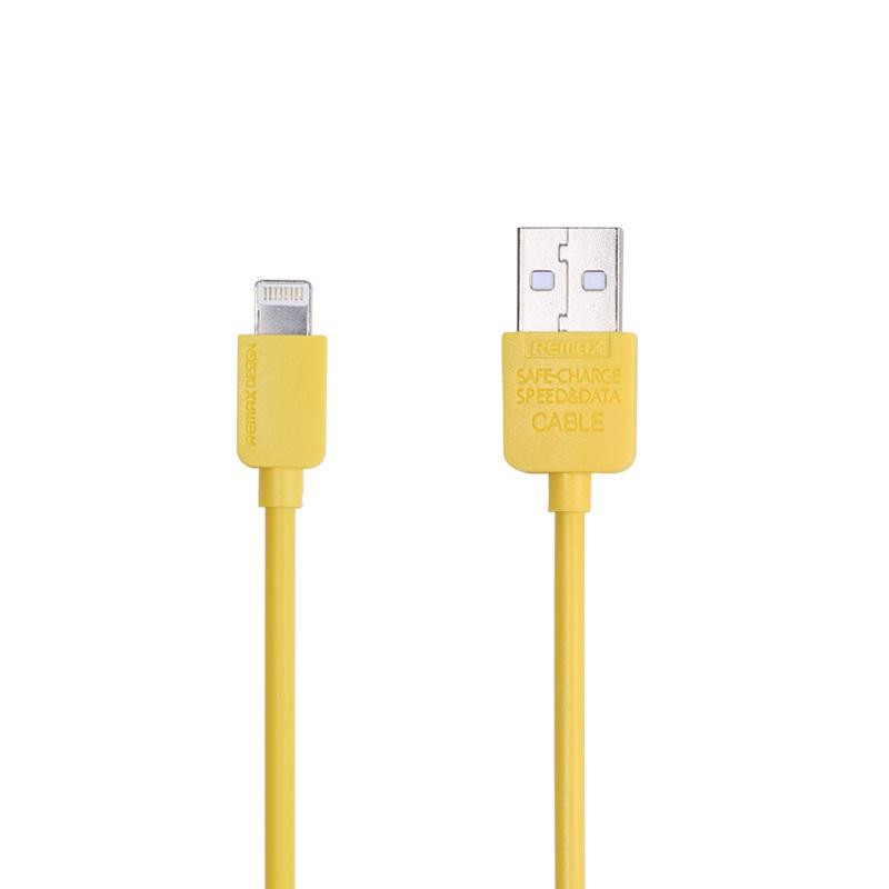 Кабель Remax RC-006i USB Lightning Light 1 м Желтый (2000700000476)
