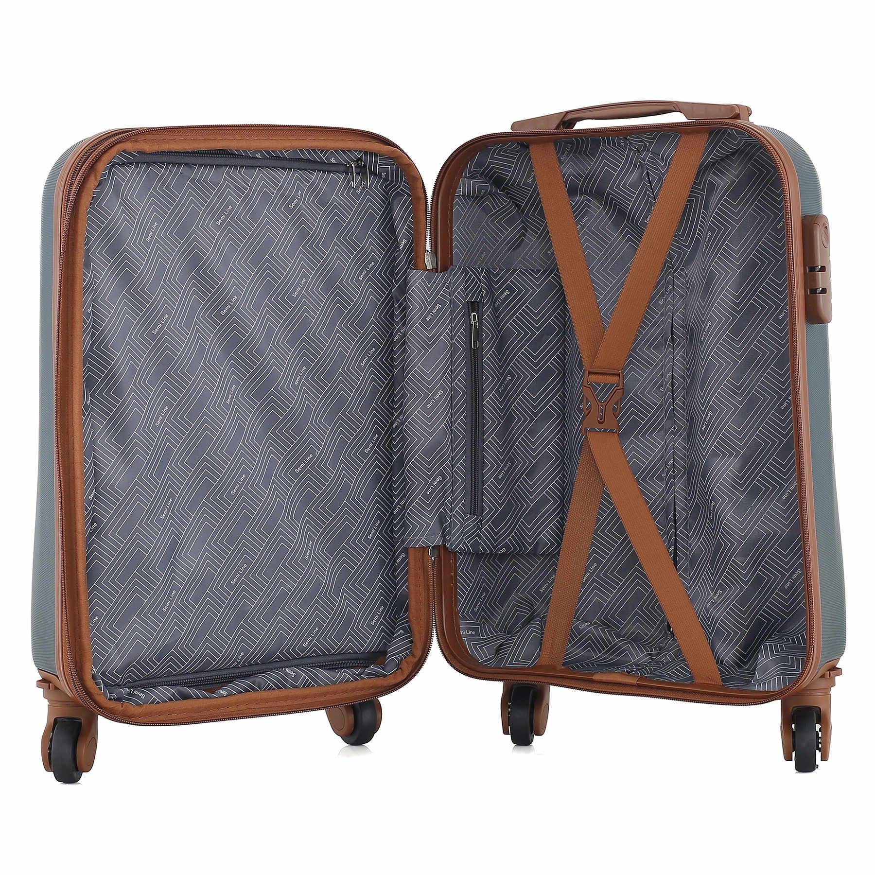 Валіза SEMI LINE 20" Petrol (T5713-1) - фото 6