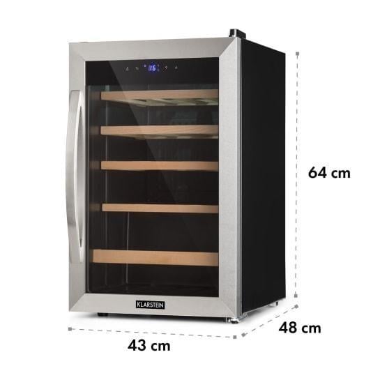 Винний холодильник KLARSTEIN Vinamour 19 (10033127) - фото 6 Винний холодильник KLARSTEIN Vinamour 19 (10033127) - фото 6