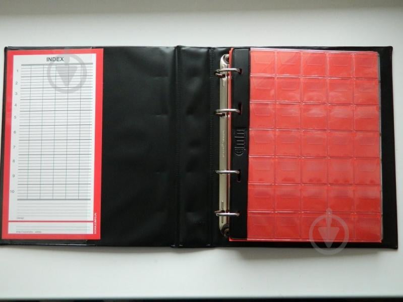 Фірмовий альбом для монет 221 осередок Schulz Чорний (hub_CYpp01425)