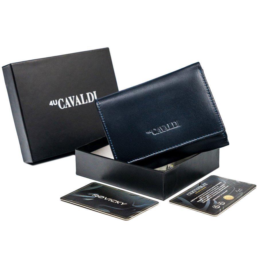 Кошелек женский кожаный 4U CAVALDI RD-17-GCL-6306 Синий