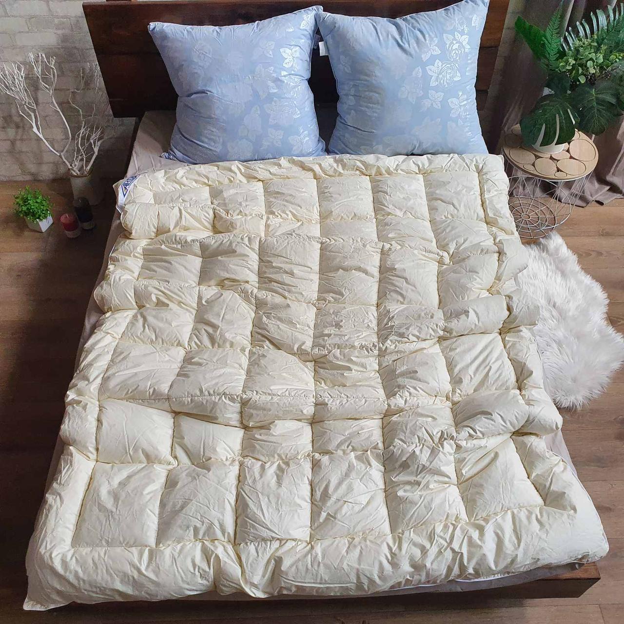 Одеяло евро из лебединого пуха Arda Бежевый