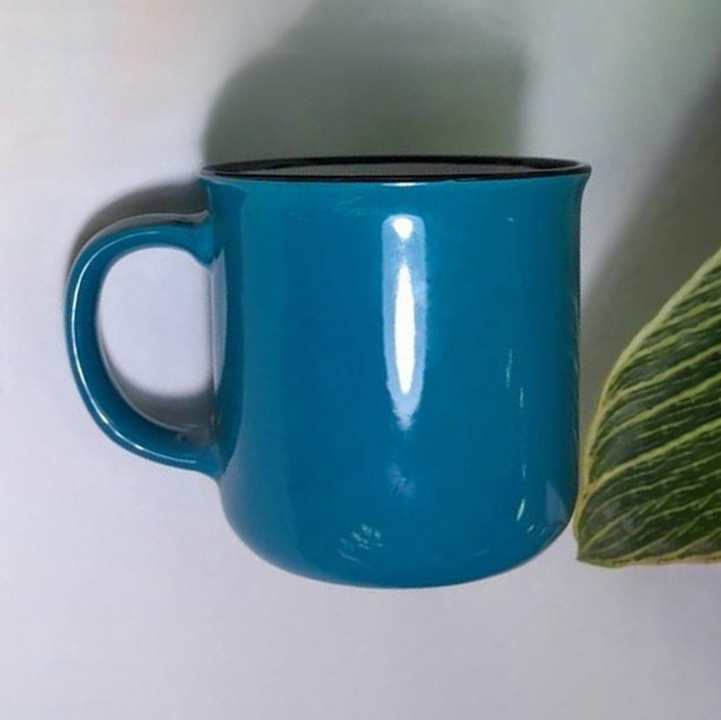 Чашка для чая керамическая Чаепитие 340 мл Синий - фото 4 Чашка для чая керамическая Чаепитие 340 мл Синий - фото 4