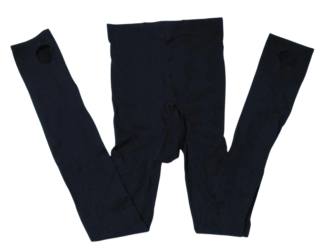 Леггинсы плотные мужские с открытым хоботком 120 Den One size Черный (M3-195-1658)