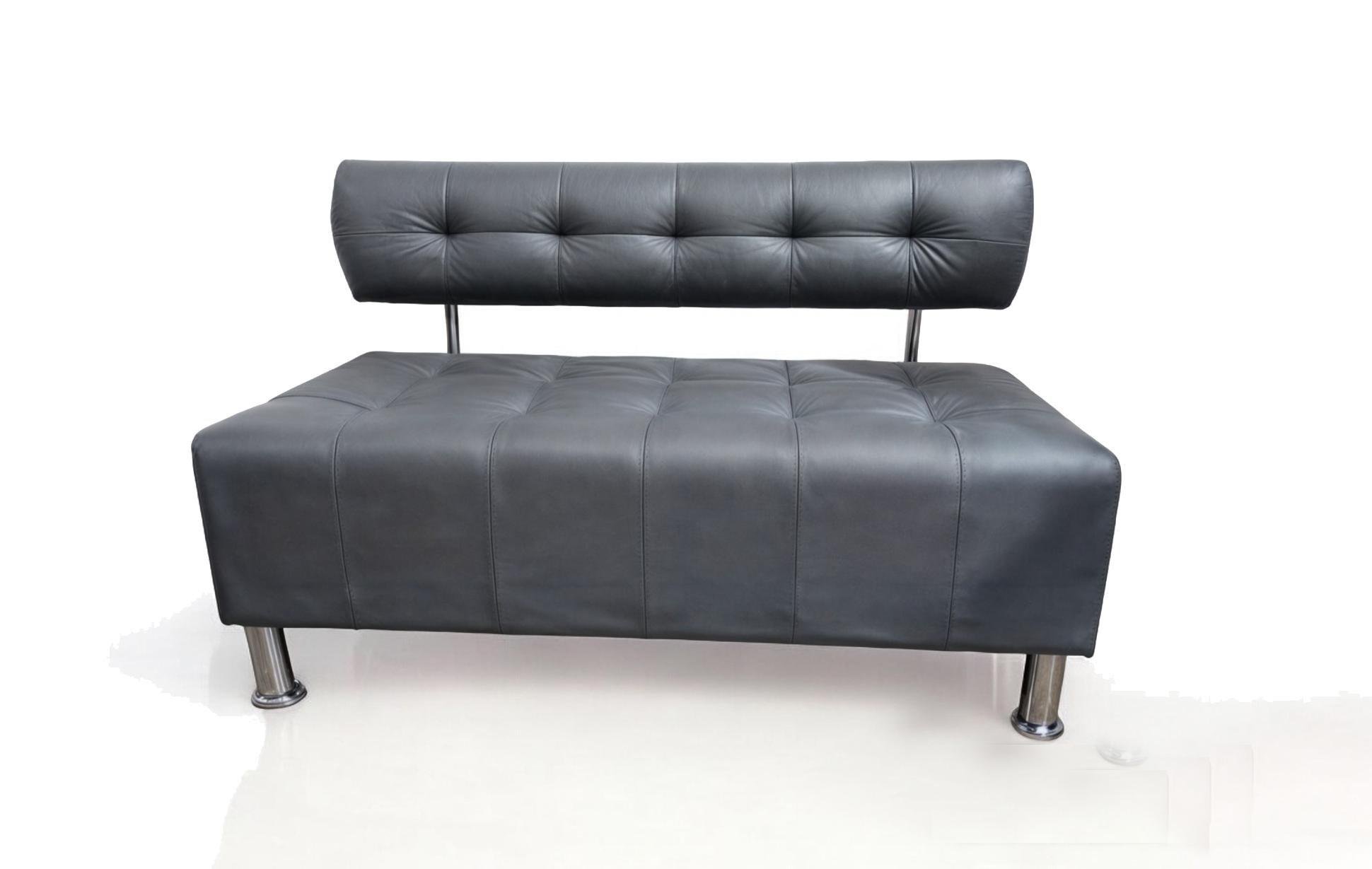 Диван офісний Tobi Sho Стелс зі спинкою без підлокітників 1200x560x750 мм шкірозамінник Сірий (2233) - фото 1 Диван офісний Tobi Sho Стелс зі спинкою без підлокітників 1200x560x750 мм шкірозамінник Сірий (2233) - фото 1