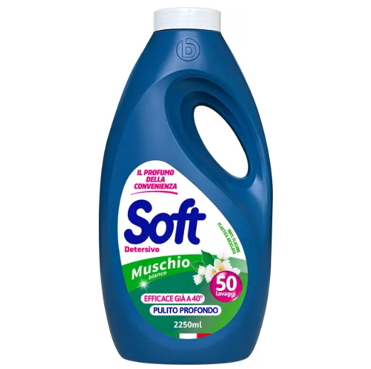 Гель для прання Soft Muschio Bianco 2250 мл (25898933)
