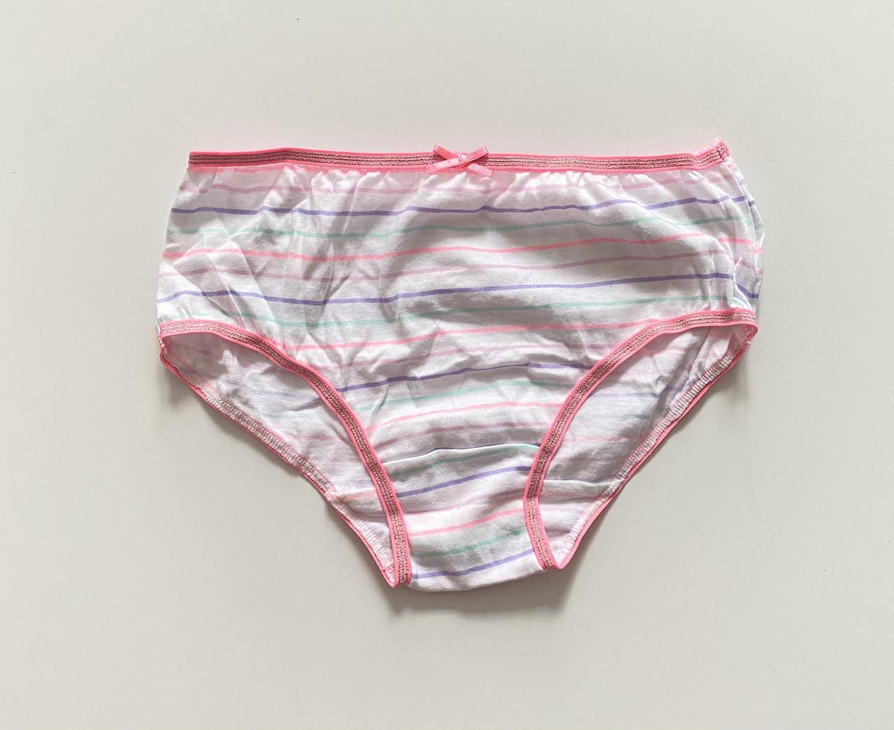 Труси-плавки на дівчинку дитячі в полосочку Primark 140 см на 9-10 років Білий (2619598587)