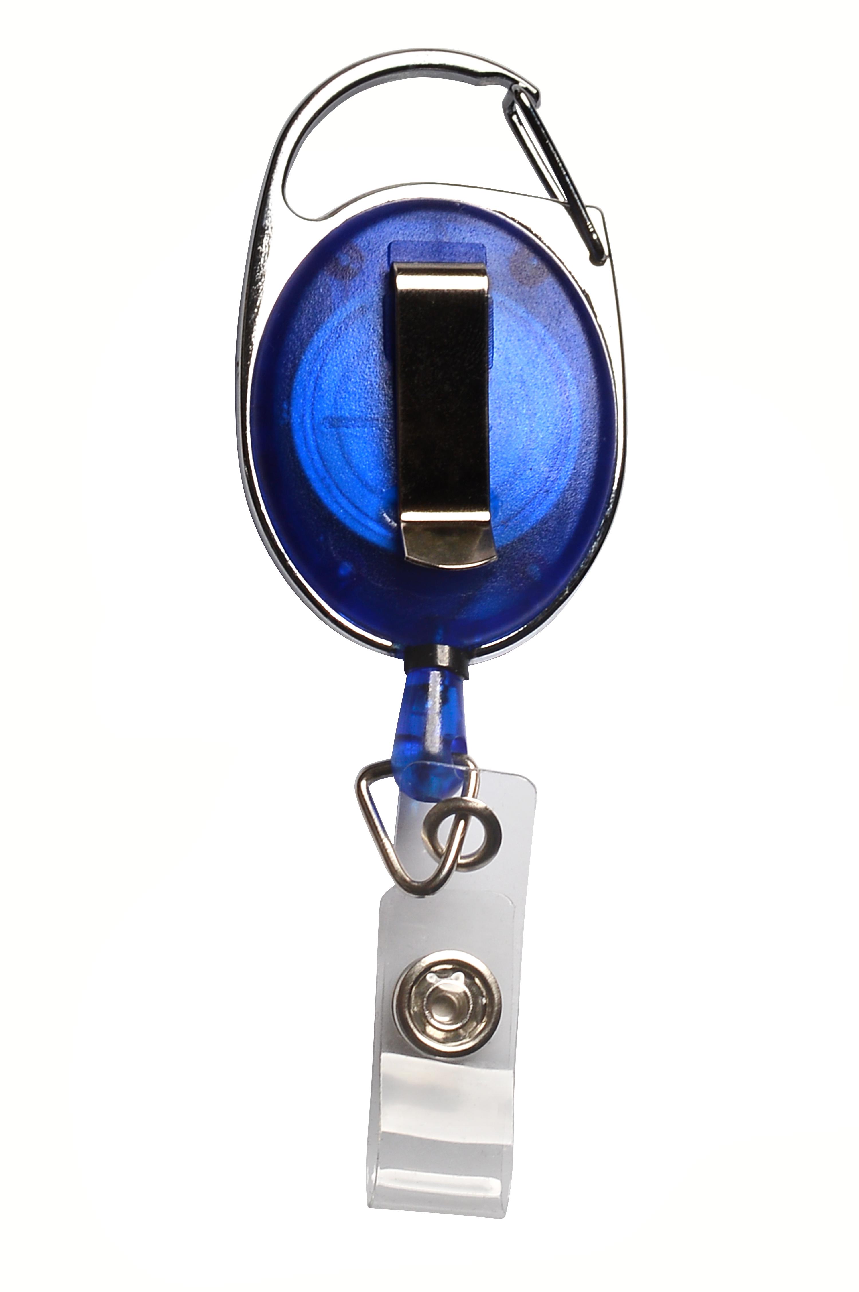 Крепление ретрактор для бейджа ключей удостоверения пропуска Синий (415202928) - фото 2 Крепление ретрактор для бейджа ключей удостоверения пропуска Синий (415202928) - фото 2