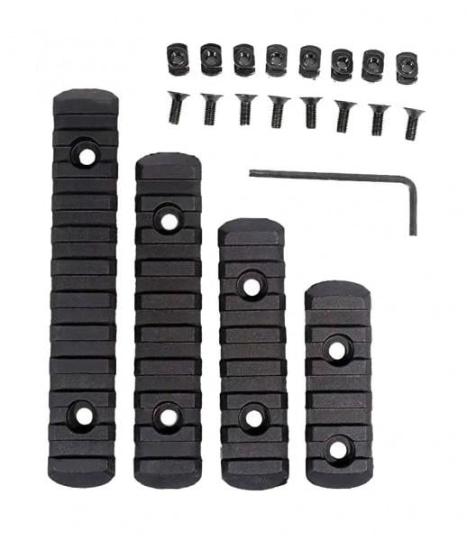 Набор планок Weaver/Picatinny M-Lok 4 шт. (101243) Набор планок Weaver/Picatinny M-Lok 4 шт. (101243)