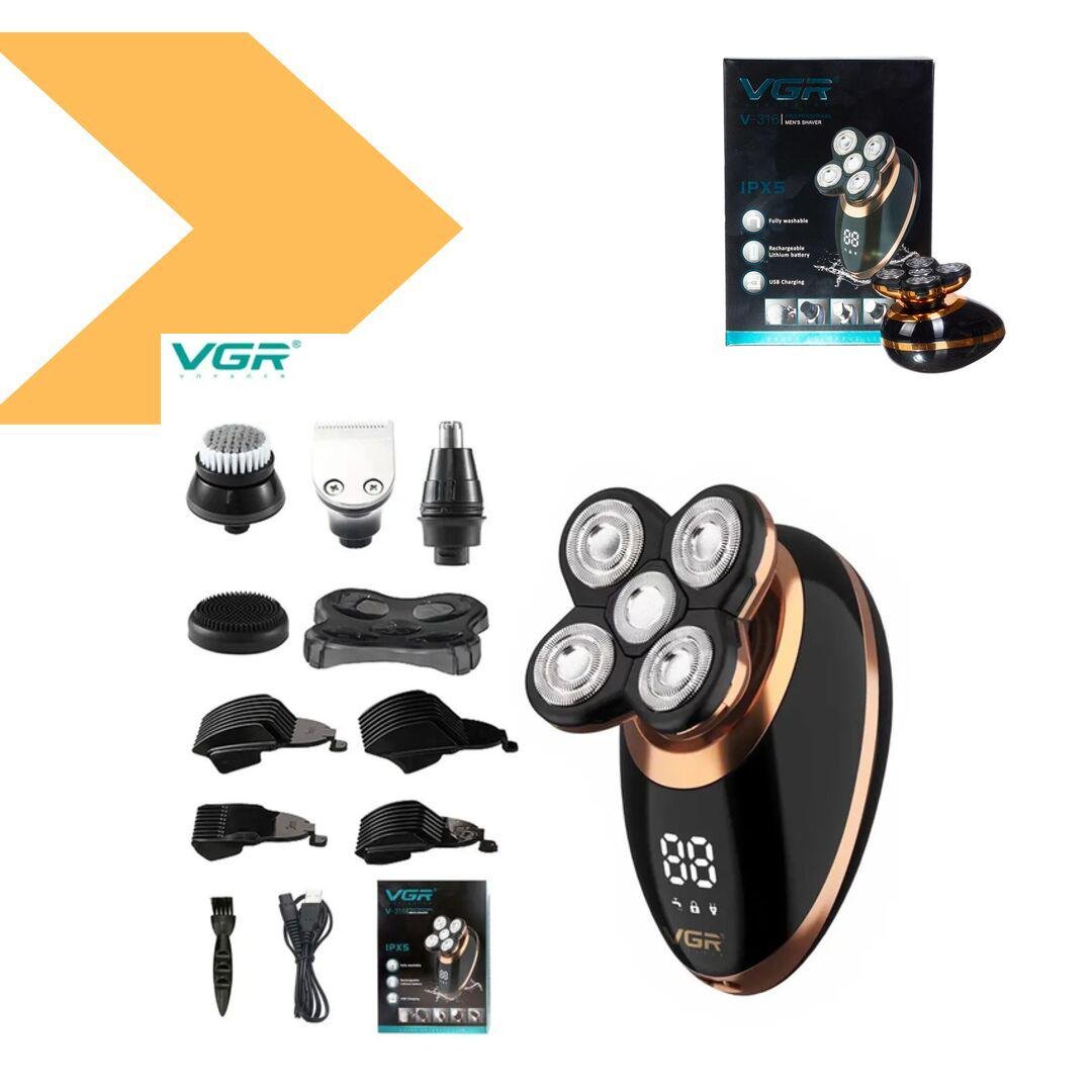 Бритва акумуляторна водонепроникна з LED дисплеєм (7898_620) - фото 2 Бритва акумуляторна водонепроникна з LED дисплеєм (7898_620) - фото 2