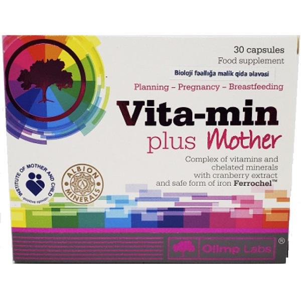 Витаминно-минеральный комплекс для спорта Olimp Nutrition Vita-Min Plus Mother 30 капс. (000010168)