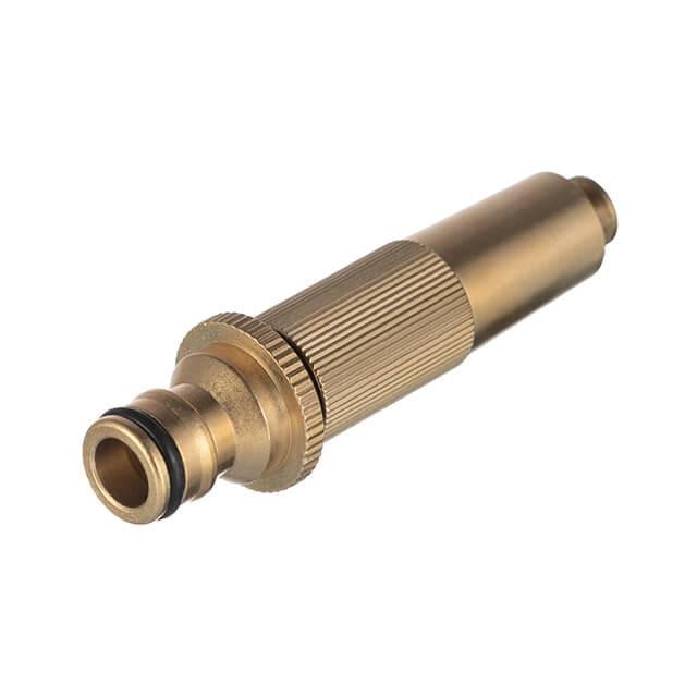 Насадка для полива Intertool GE-1421 латунная 1/2" с плавной регулировкой подачи.