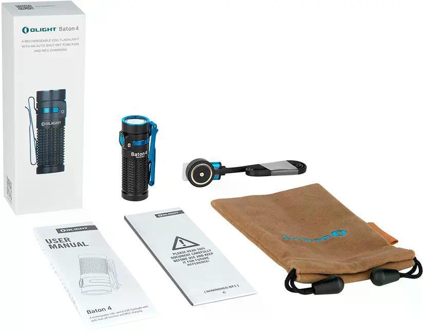 Ліхтар Olight Baton 4 1300 lm 170 м Чорний (27831853)
