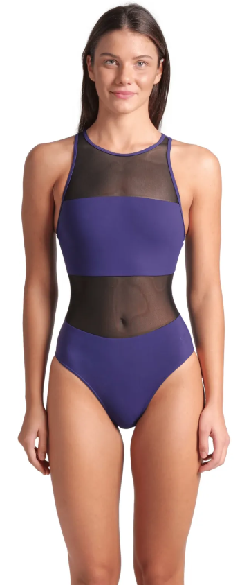 Купальник женский Arena MESH PANELS SWIMSUIT VENT BACK 006658-900 р. 40 (3468337490791)