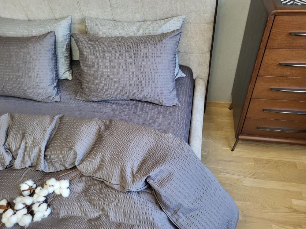 Комплект постельного белья Кис S2024 сатин Premium Gofre полуторный/наволочки 50х70/70х70 см (6496) - фото 3 Комплект постельного белья Кис S2024 сатин Premium Gofre полуторный/наволочки 50х70/70х70 см (6496) - фото 3