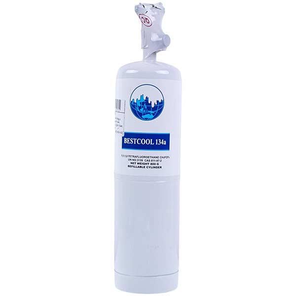 Фреон R134A 0,8 кг с краном Фреон Bestcool/Хладон-134A/ДФУ-134A/HFC-134A (00000044220)