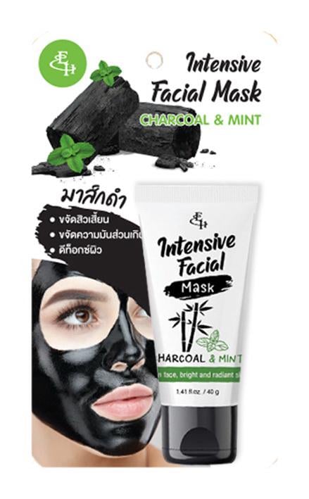 Маска для лица от черных точек Eliza Helena с бамбуковым углем и мятой 40 г (300040)