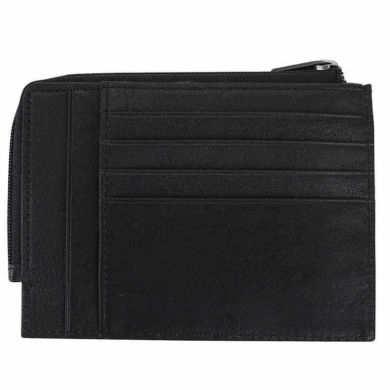 Кредитница Piquadro Brief с отделением для монет на молнии и RFID защитой Black (PU1243BRR_N) - фото 2