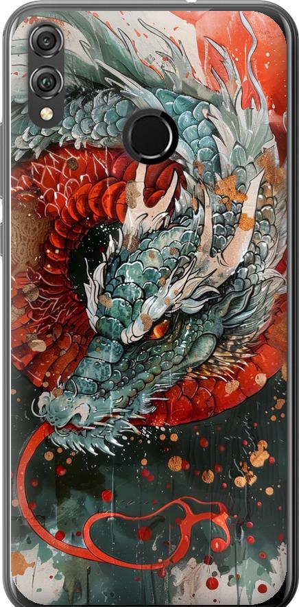 Чехол на Huawei Honor 8X Стихия огня (6101u-1596-42517)