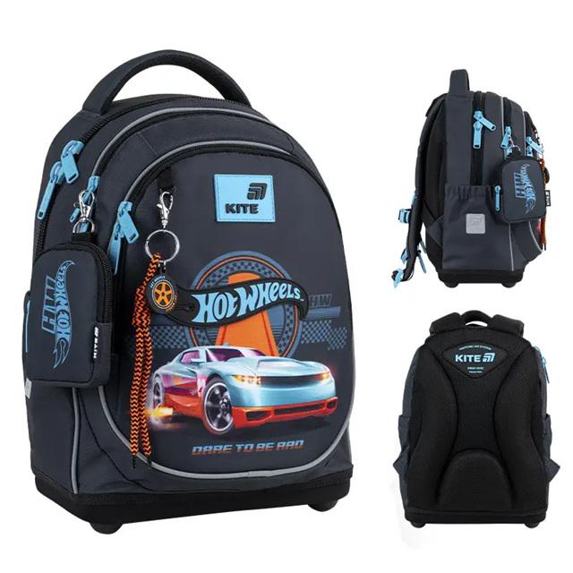 Школьный рюкзак KITE Education HW26-724S Hot Wheels с ортопедической спинкой (996133)