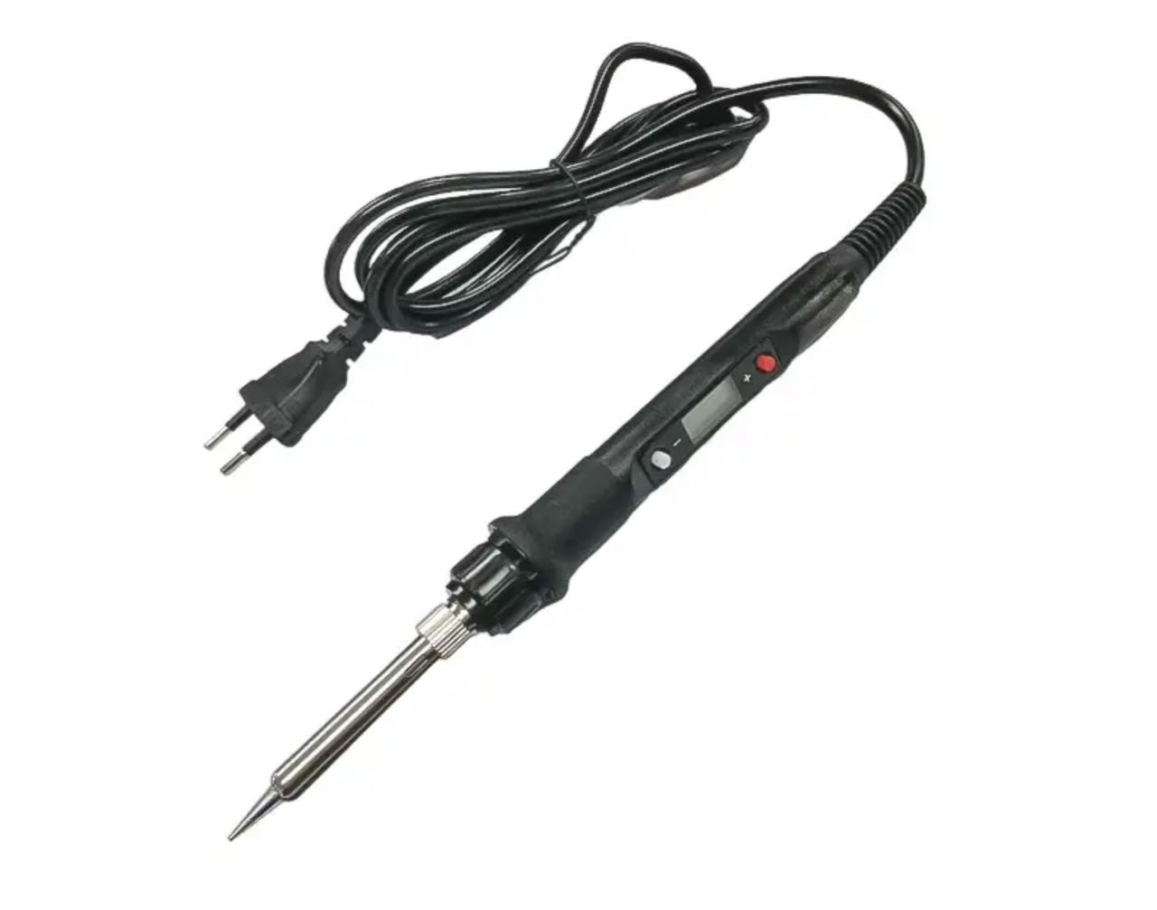 Паяльник электрический с регулировкой температуры и экраном OEM PW936H+ 80W керамический Черный (168-31-PW-936H)