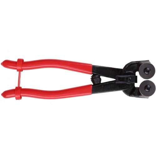 Плиткоріз ручний-мозаїчні щипці для різання скла/ плитки 2 ролики 195 мм Red (927324) - фото 4