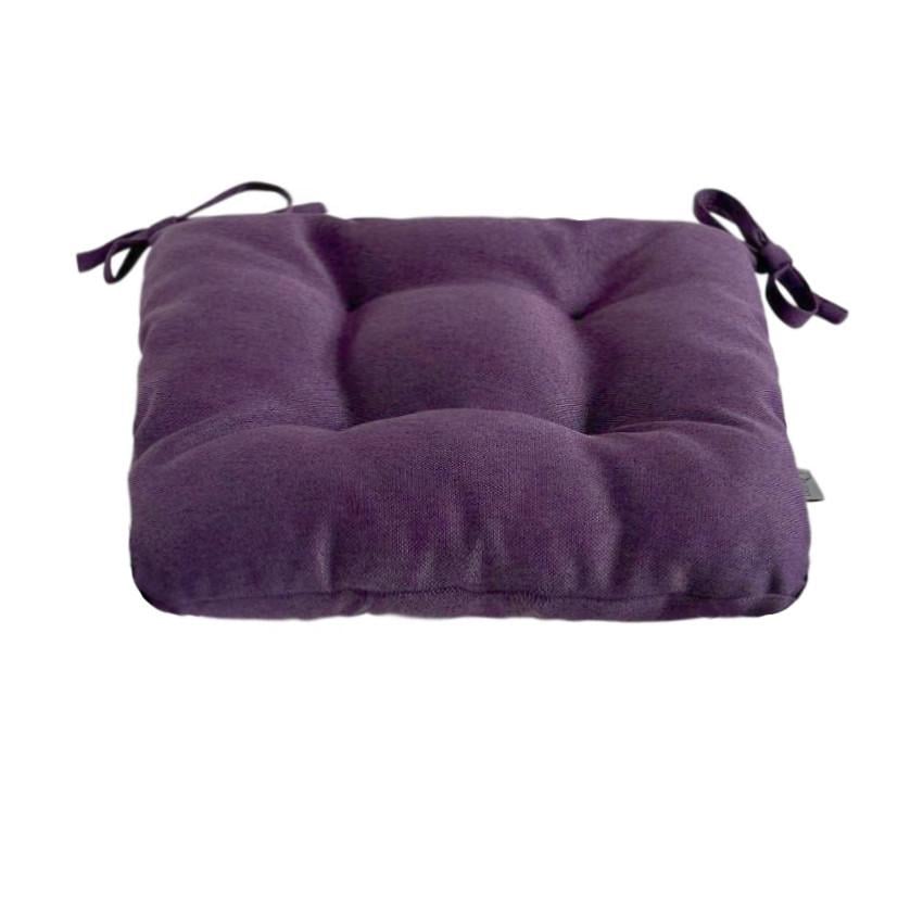 Подушка для стільця/крісла/табурету 50х50х8 см Фіолетовий (1832193548) - фото 2