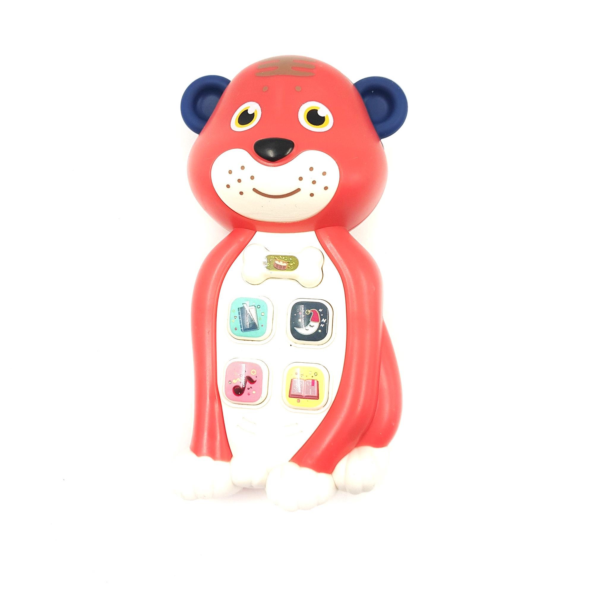 Телефон інтерактивний Тигреня ТК Group 15 см укр. озвучка Червоний (125257k) - фото 1 Телефон інтерактивний Тигреня ТК Group 15 см укр. озвучка Червоний (125257k) - фото 1