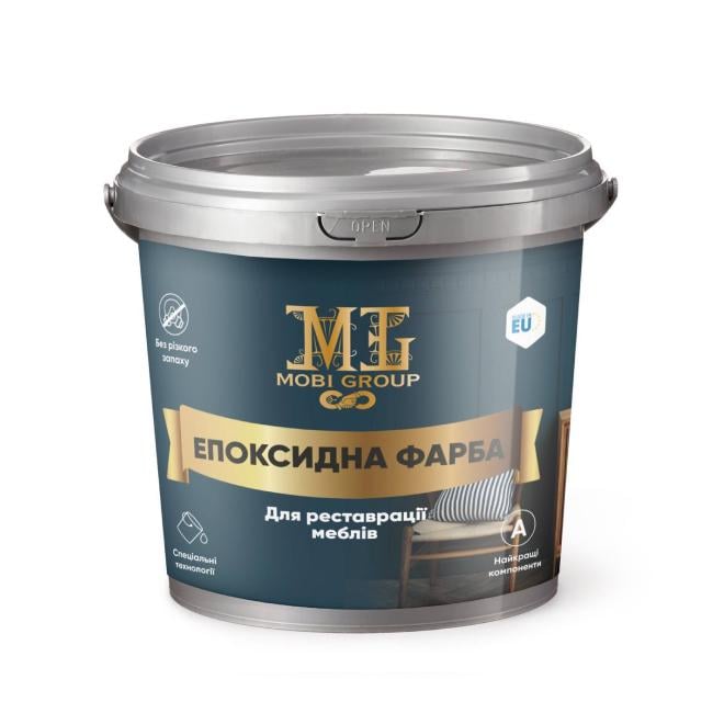 Фарба епоксидна для меблів MG 1 кг Коричневий