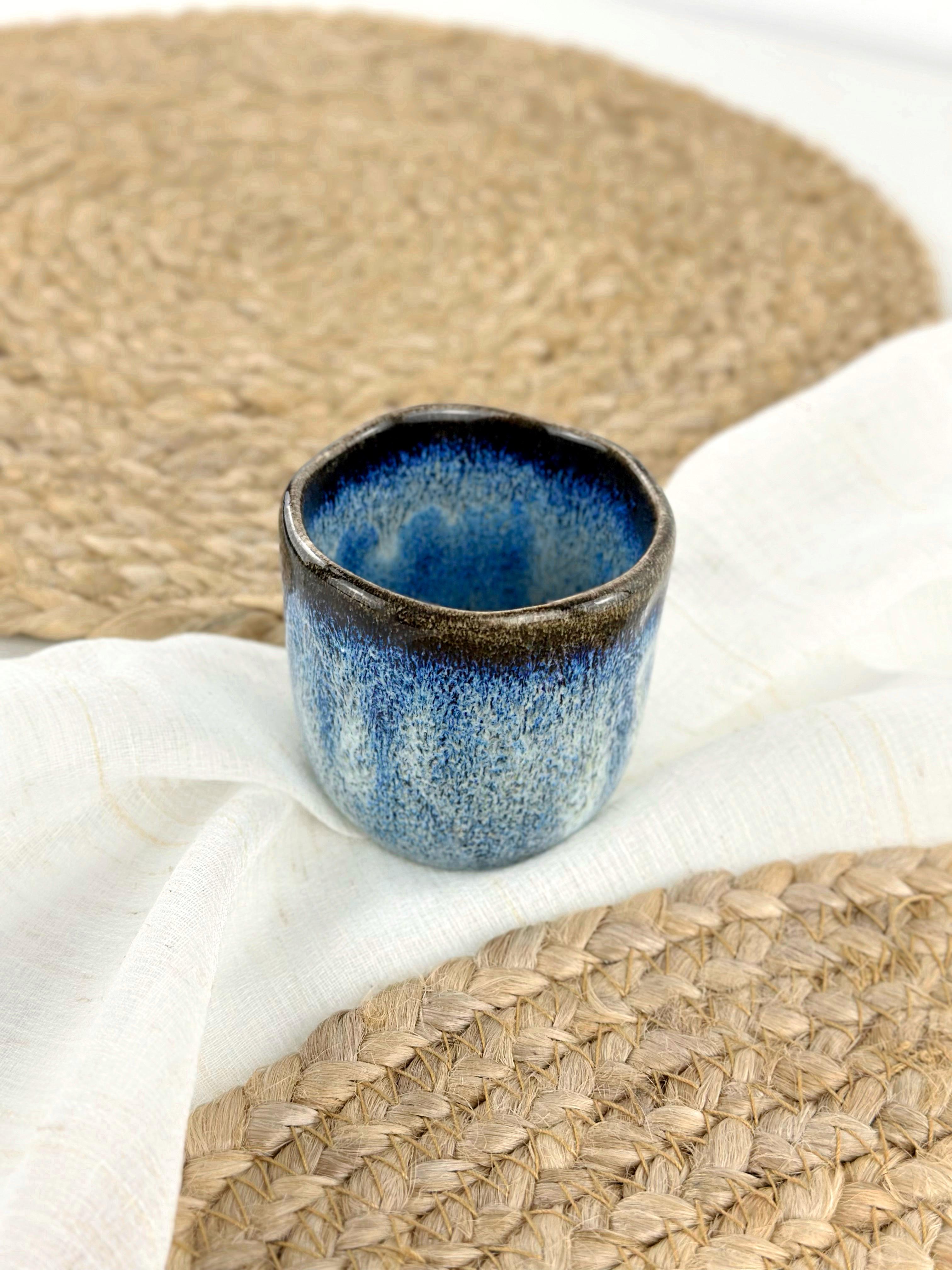 Рюмка глиняная Гражда 150 мл Синий (17005-1)